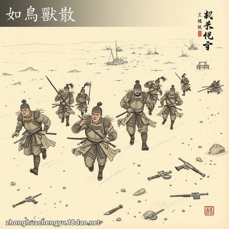 Như điểu thú tán