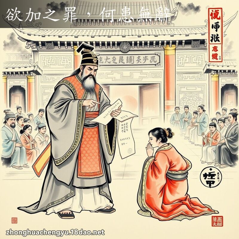 Dục gia chi tội, hà hoạn vô từ